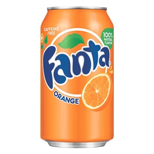 Fanta, Soda, Orange, 12oz Can, 6 pack